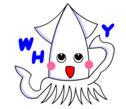 Giant Squid (Greeting and Digging) sticker #3118716