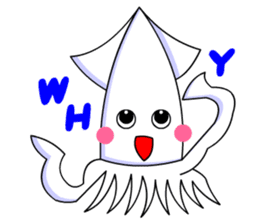 Giant Squid (Greeting and Digging) sticker #3118716