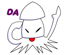 Giant Squid (Greeting and Digging) sticker #3118718