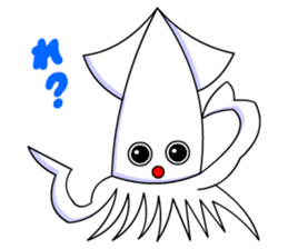 Giant Squid (Greeting and Digging) sticker #3118722