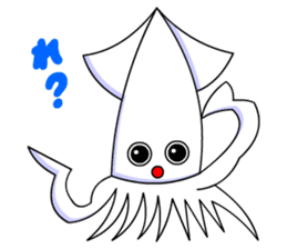 Giant Squid (Greeting and Digging) sticker #3118722