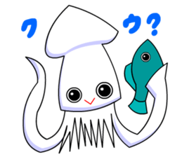 Giant Squid (Greeting and Digging) sticker #3118733