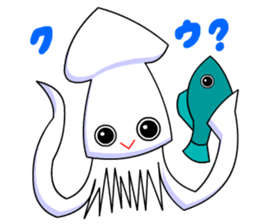 Giant Squid (Greeting and Digging) sticker #3118733
