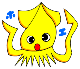 Giant Squid (Greeting and Digging) sticker #3118736