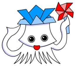Giant Squid (Greeting and Digging) sticker #3118737