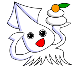 Giant Squid (Greeting and Digging) sticker #3118738