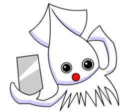 Giant Squid (Greeting and Digging) sticker #3118741