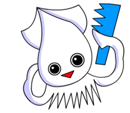 Giant Squid (Greeting and Digging) sticker #3118743