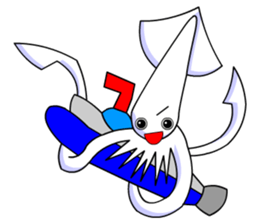 Giant Squid (Greeting and Digging) sticker #3118746