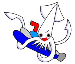 Giant Squid (Greeting and Digging) sticker #3118746