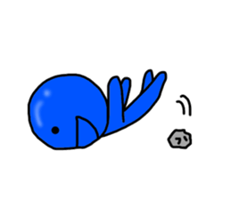 blueblue man sticker #3118993