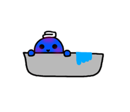 blueblue man sticker #3119006