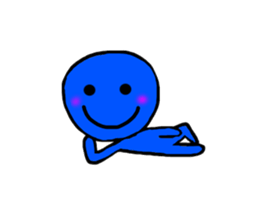 blueblue man sticker #3119010