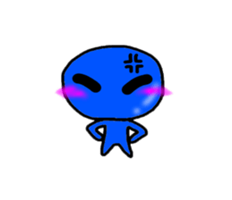 blueblue man sticker #3119012