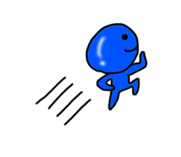 blueblue man sticker #3119014