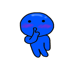 blueblue man sticker #3119025