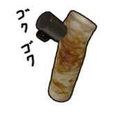 a tube shaped fish paste cake. sticker #3119248