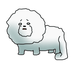 He is Bichon. sticker #3119273