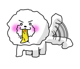 He is Bichon. sticker #3119274