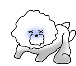 He is Bichon. sticker #3119279