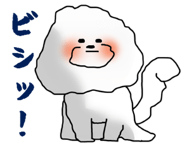 He is Bichon. sticker #3119282