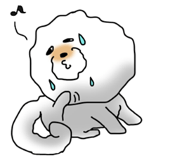 He is Bichon. sticker #3119283