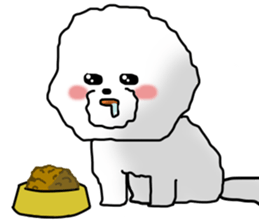 He is Bichon. sticker #3119288