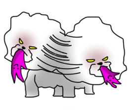 He is Bichon. sticker #3119290