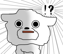 He is Bichon. sticker #3119292