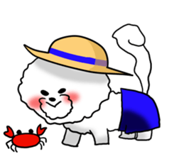 He is Bichon. sticker #3119296