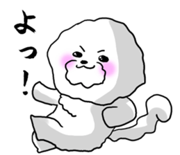 He is Bichon. sticker #3119304