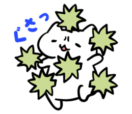 Mitchiri-Neko White sticker #3120197