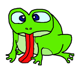 Frog pool sticker #3120347