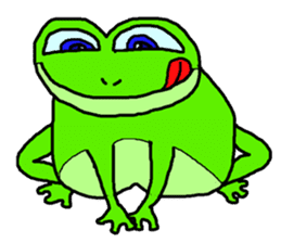 Frog pool sticker #3120348