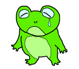 Frog pool sticker #3120353