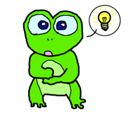 Frog pool sticker #3120354