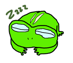 Frog pool sticker #3120356