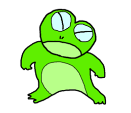 Frog pool sticker #3120359