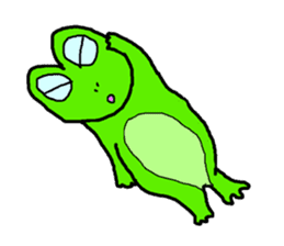 Frog pool sticker #3120361