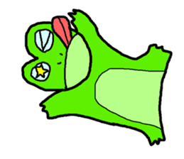 Frog pool sticker #3120365