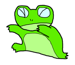 Frog pool sticker #3120366