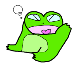 Frog pool sticker #3120367