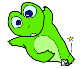 Frog pool sticker #3120368