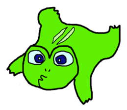 Frog pool sticker #3120369