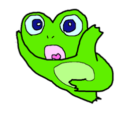 Frog pool sticker #3120376