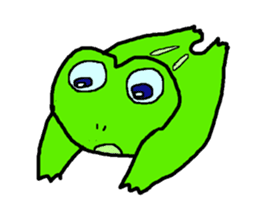 Frog pool sticker #3120377