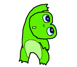 Frog pool sticker #3120380