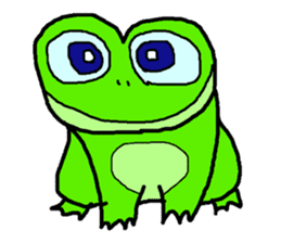 Frog pool sticker #3120384