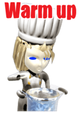 Cook sticker 3D sticker #3120523