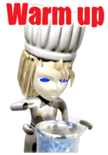 Cook sticker 3D sticker #3120523